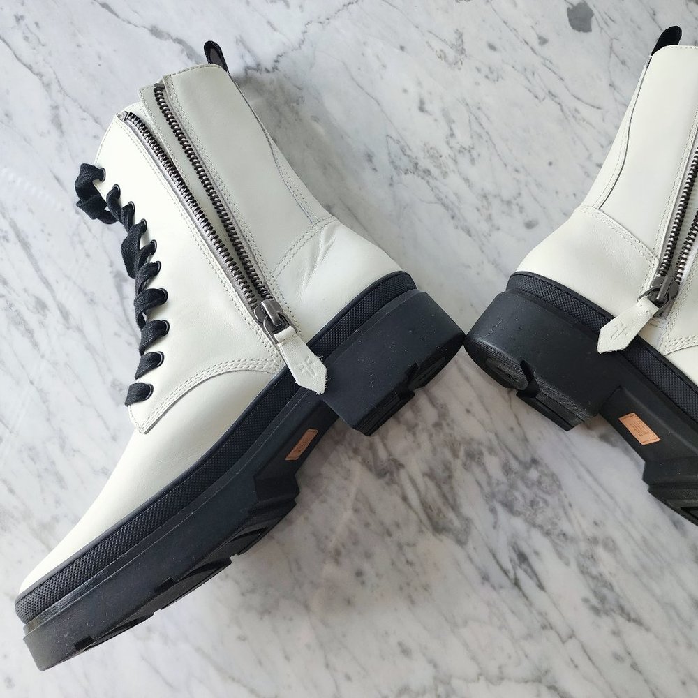 Frye White Boots